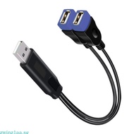 zwinz1aa USB Extension Cord Double USB Female to USB Male Cable for Power and Data Transmission USB 
