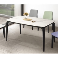 [特價]直人木業-KARL176/88公分高機能材質陶板桌(兩種面板可選擇)白雲端