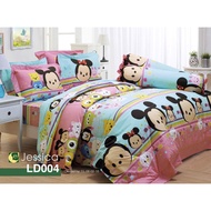 JESSICA Bedsheet (Not Including Duvet) Tsum 3.5 Ft. 5 6 Cartoon Printed TC ld01 ld02 ld03 ld04 ld05