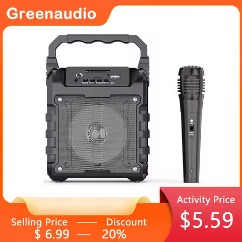 GAS-S33+ Outdoor Multimedia Bt Wireless Portable Speaker With Wired microphone