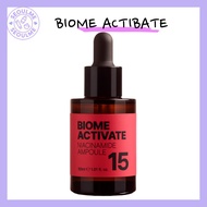 [Biome Activate] Niacinamide (Vitamin B3) 15% Ampoule 30ml | Skin Balance & Hydration