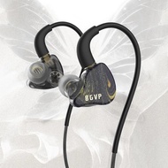 BGVP Butterfly 2DD In Ear Monitor Game Headset HiFi Wired Headphones Music Earbuds Earphone