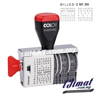 COLOP 04000/WD 04000WD Dial-a-Phrase Dater Stamp Date Chop Date Stamp S120/WD Chop Tarikh With Adjus