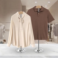 【FAS】-Height Adjustable Shirt Display Stand T Shirt Display Stand for Vendors Shirt Rack for Clothin