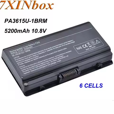 7XINbox PA3615U-1BRM PA3615U-1BRS PABAS115 10.8V 5200mAh Laptop Battery For Toshiba Satellite L40 L4