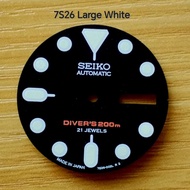 7S26 Large Seiko Divers Dial Replacement White