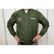 I Love Air Force Made In Taiwan Flight Jacket Type Three F16V Phantom IDF Windproof Double Breathabl