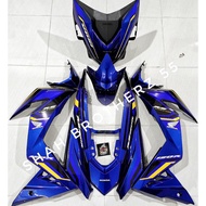 COVERSET RS150 R BIRU CUSTOM V1/V2  🔥