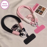 STRO Phone Lanyard-Dual Hook Cute Lanyard Gift-Pink Rotating Phone Charm Birthday Present MY