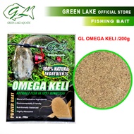 [200g] GL Omega Keli Fishing Bait Fish Food Dedak Umpan Pancing Ikan Natural Ingredients Power Bait