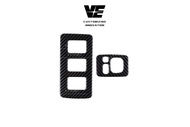 Vemart toyota Camry acv40 2007-2011 car carbon fiber multifunction switch frame garnish accessories