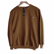 Sweater Kronek Hoodie Polos Tanpa Topi/Tanpa Kupluk Pria dan Wanita