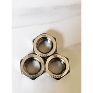Hexagon Nut 5/ 8" Stainless 304 Key 24 T11 Silver/ Nut