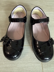 女童漆皮黑皮鞋 size 36