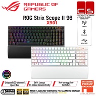 ASUS X901 ROG Strix Scope II 96 Wireless Tri-Mode NX Mechanical Gaming Keyboard - Black / White
