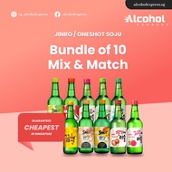 JINRO + ONESHOT SOJU (Bundles of 10 - Mix &amp; Match)