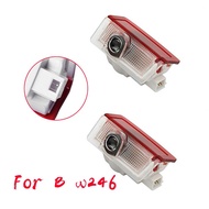 2pcs car door welcome light projector logo ghost shadow lamp for mercedes benz b class w246 b220 b26