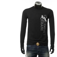 Armani Exchange original EA7 long sleeved bottoming shirt classic pure cotton round neck casual men 