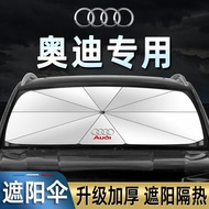 Audi Sunshade A3 A4 A5 A6 A8 Q3 Q5 Q7 Q8 Front Windshield Sunshade Car Sunscreen Heat Insulation Umb