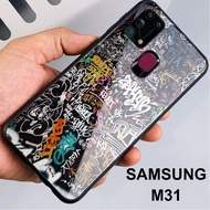 HP SAMSUNG M31 Glossy Case AESTHE ART Motif Casing Samsung M31 Silicone Softcase Casing cod Availabl