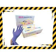 Nitrile Rubber Gloves/Nitrile Gloves Gloves Without Powder Safe Glove Per Pair (Metal Machine)