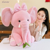 ELMER Crown Elephant Plush Doll, Stuffed Cute Cartoon Elephant Plushie, Kids Gifts Creative Cartoon 