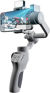 FUNSNAP C05 Kit Gimbal Stabilizer for Smartphone, iPhone Gimbal 3-Axis with Magnetic Fill Light/AI T