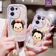 Minnie Head With Cartoon Pictures Of Balloons With Odd Shape ph Casing for for OPPO Reno 8/T/Pro 7 6/Z/LIFE 5/F/Z/LIFE 4/Z/Pro F9 F19S F11 F17 Pro 4G/5G soft case Cute Cute Girl Plastic Mobile Phone