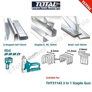 TOTAL Tools Staples Nail For Model THT31143 (3 in 1 staple gun ) 木工裝修馬丁 - THT3982 THT39102 THT39122 