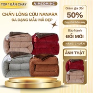 Genuine Nanara Japanese fleece blanket 4kg, super warm Korean blanket