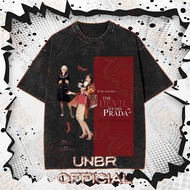 UNBR The Devil Wears Prada 2 Printed Washed Cotton T-Shirt