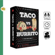 [SG STOCK]Taco vs Burrito The Wildly Popular Surprisingly Strategic Card Game Family Party Game for 