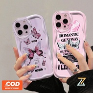 Redmi A1 A2 Redmi 9A Redmi 9C Redmi 9T Redmi 10 Redmi 10C Redmi 12C Note 8 Note 9 Note 9S Note 11S 4G Note 9 Pro 4G Note 12S Note 12 Pro Purple blooming butterfly silicone phone ca