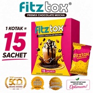 Fitztox Detox Fiber Drink Chocolate Mocha 15 Sachet | High Fiber Drink