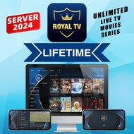 RoyalTV 2024 IPTV Terbaru 1 Tahun/Lifetime Promo Android/iOS/Windows/Smart TV Drama/Series/Live TV/Channels/Movies