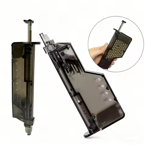 F2026 Airsoft Plastic 6mm BB Speed Loader 220 100 Rounds War Games Combat Tactical BB Loader Paintba