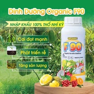 [Chính hãng] Organic F90 Phân bón hữu cơ vi sinh (chai 1 lít) nhập khẩu Thổ Nhĩ Kỳsiêu kích rễ đi đọ