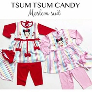 Robe Tsum Tsum Candy Muslim Suit