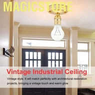 Magicstore E26/E27 Vintage Industrial Ceiling/Wall Light Base Holder Pendant Bulb Lamp Screw Socket