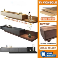 【Free delivery】1.2M-3.8M Extendable Console Stretch with Drawers TV Storage Cabinet For Living Room