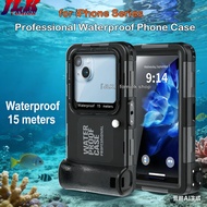 2026 Professional Diving Underwater 15M/50Ft Universal Waterproof Phone Case for IPhone 17 Air 16E 1