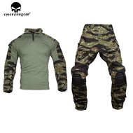 EmersonGear Outdoor Sports Shirt and Pants Knee Protection Tiger Stripe Uniform Tactical G3 Style Co