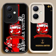 BI87 Madura United FC Casing for OPPO Reno 11 8T 11F Pro 5G White Black