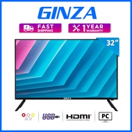 GINZA 40 inches led TV Flat Screen 32 inch Slim HD TV With HDMI/AV/USB Ports