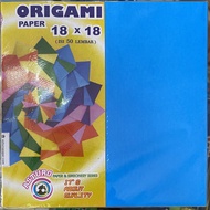 Asturo Origami Paper 18 x 18 cm / 10 Color Origami Paper / 18 x 18 Origami Paper 50 Sheets