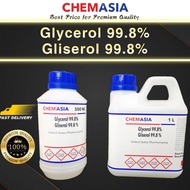 [READY STOCKS] (HALAL) 500ml / 600gram & 1L / 1.2kg Glycerin / Glycerol / Glycerine 99.8% USP Food G