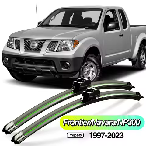 For Nissan 2pcs Frontier Navara NP300 D22 D40 D23 D41 1997-2023 2pcs Front Windshield Wiper Blades A
