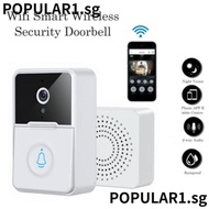 POPULAR WiFi Video Doorbell Smart Night Vision Cam Security Intercom