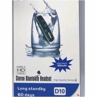 D10 waterproof wireless Bluetooth 4.1 earphone