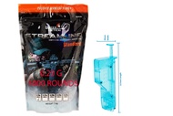 Airsoft BBS .20g 6mm pellets (Bag of 5000 Rounds) with Speed Loader (Capacity of 150 Rounds)